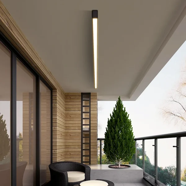 Luces de techo para balcón, lámpara LED de tira larga para pasillo, dormitorio, comedor, sala de estar, guardarropa, Isla, cocina, decoración - Imagen 4