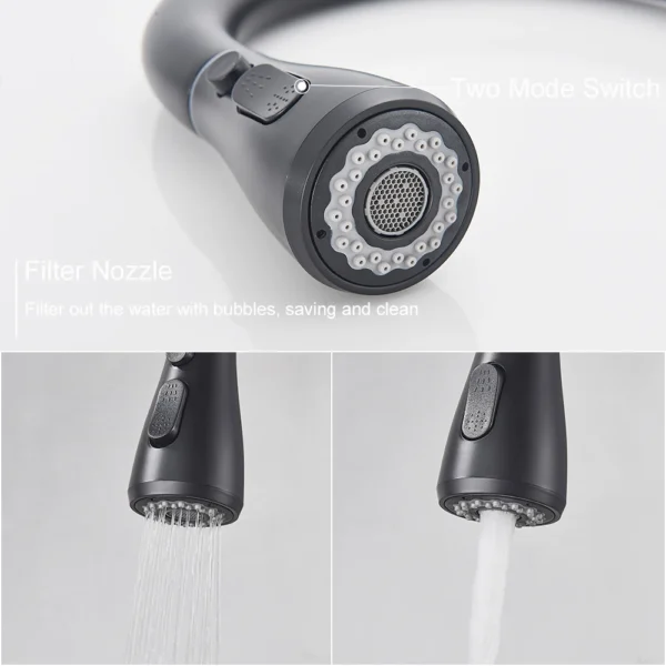 Grifo Extraíble para Fregadero de Cocina - Elegancia y Funcionalidad - Imagen 4