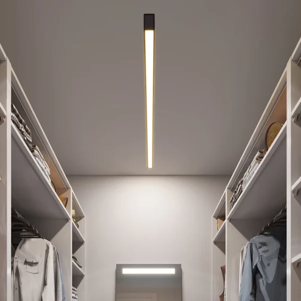 Luces de techo para balcón, lámpara LED de tira larga para pasillo, dormitorio, comedor, sala de estar, guardarropa, Isla, cocina, decoración - Imagen 5
