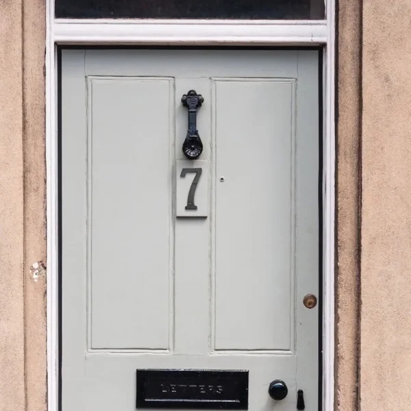 Letrero Digital de Metal para casa, placa de puerta con números de hierro fundido, duradero, bricolaje, decoración de pared de cafetería, tienda de jardín familiar, regalo - Imagen 3