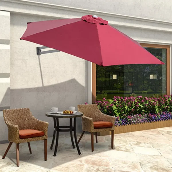 Sombrilla de tela reemplazable para Patio, toldo de playa, protección Uv para jardín al aire libre, tela superior de 6/8 costillas - Imagen 3